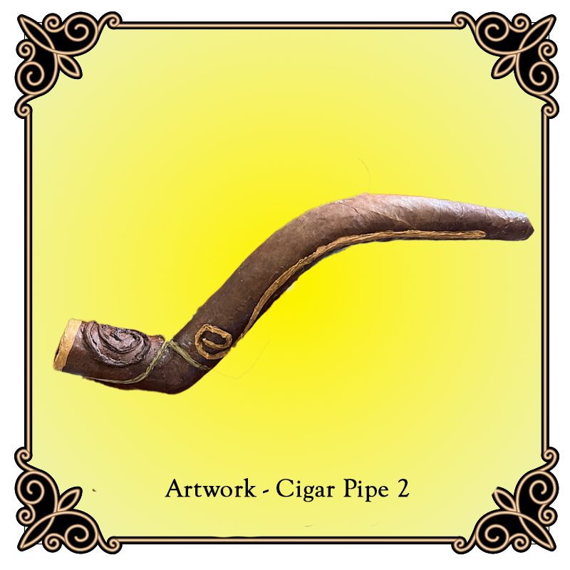 Hand Crafted Cigar Pipe Art #2