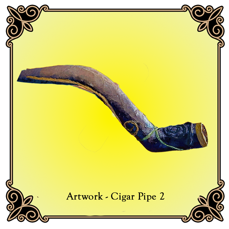 Hand Crafted Cigar Pipe Art #2