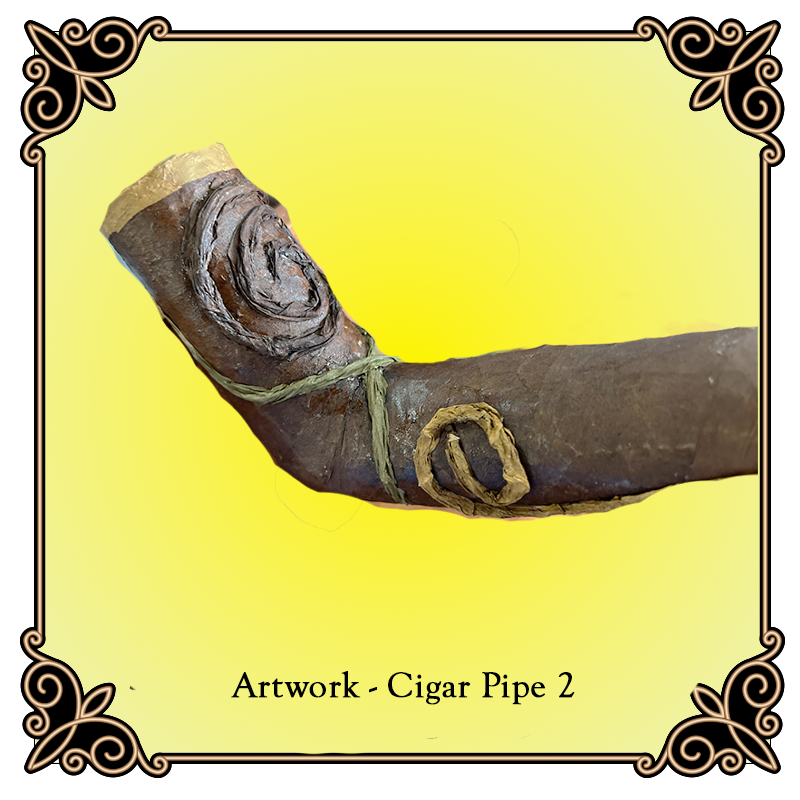 Hand Crafted Cigar Pipe Art #2
